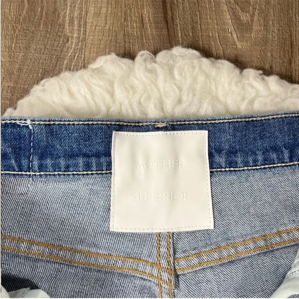 NEW Mother Superior The Lasso heel wide leg jeans - Picture 9 of 13